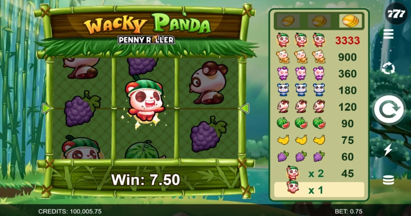 Wacky Panda slot demo